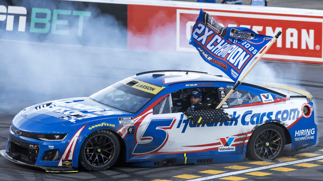 Kyle Larson Wins Big but Feels Denny Hamlin’s Pain