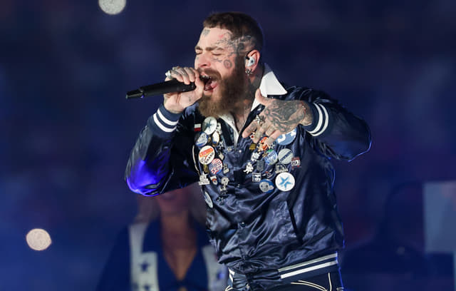 Post Malone Honors Marshawn Kneeland During His Halftime Performance on Thanksgiving Game