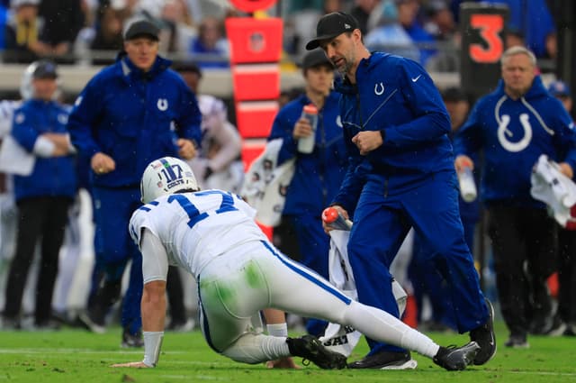 Emotional Daniel Jones Smashes His Helmet as Achilles Injury Ends His 2025 Season