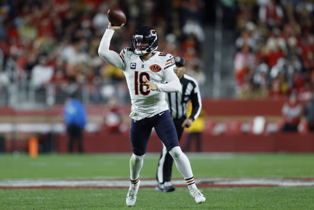 Caleb Williams’ Missed Throws Cost Bears 18 Points as 49ers Secure 4-Point Win