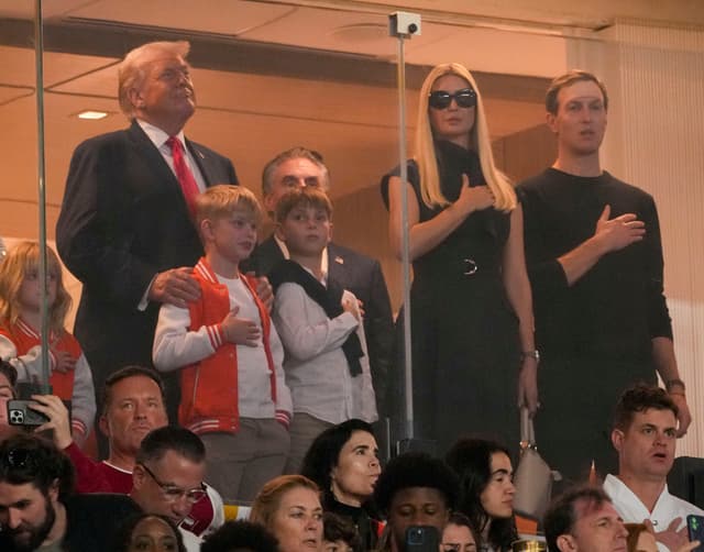 Donald Trump and Ivanka Shown on ESPN During National Anthem Before Indiana-Miami Final