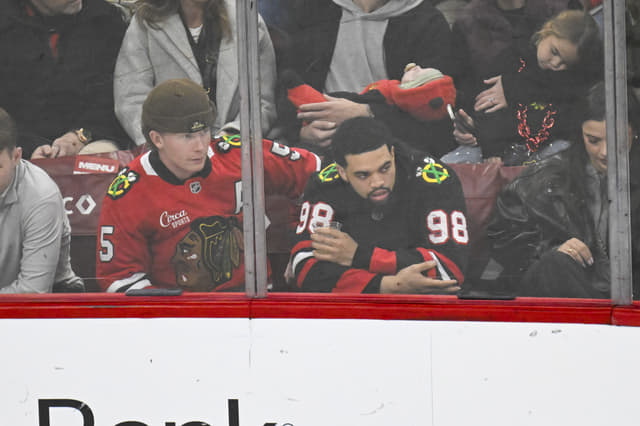 Caleb Williams Moves On From Bears' Heartbreak as he Attends Chicago Blackhawks Game