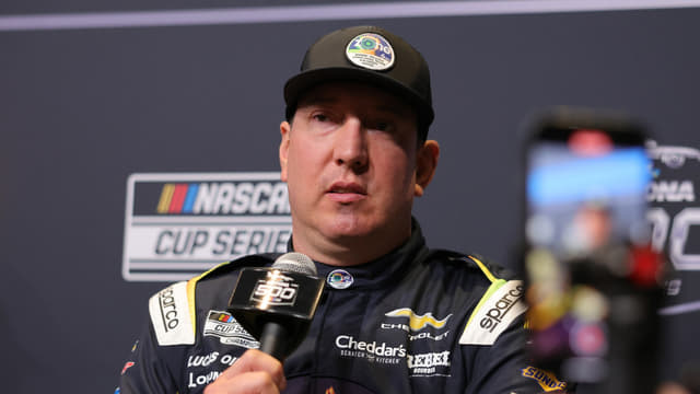 Fourth Caution at Atlanta Waves as Kyle Busch Hits the Wall Hard