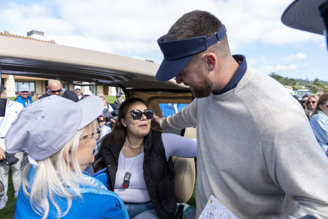 Travis Kelce Accidentally Hits Woman With Golf Ball, Signs Autograph for Her