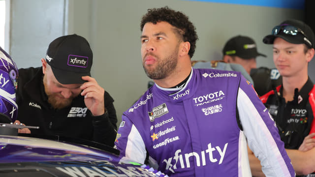Bubba Wallace Bags Chaotic Stage Two Win as Kyle Larson Crashes Out