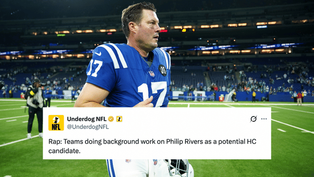 NFL Teams Exploring Philip Rivers as Surprise Head-Coaching Candidate