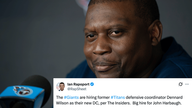 Giants Hire Dennard Wilson as Defensive Coordinator