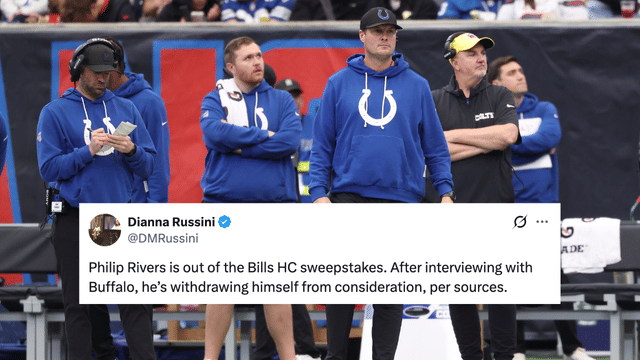 Philip Rivers Withdraws From Bills Head Coaching Search