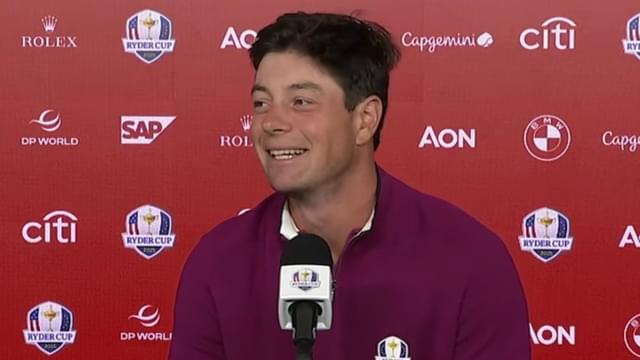 Viktor Hovland Plays Along as U.S. Kid’s ‘European’ Bathroom Joke Lands