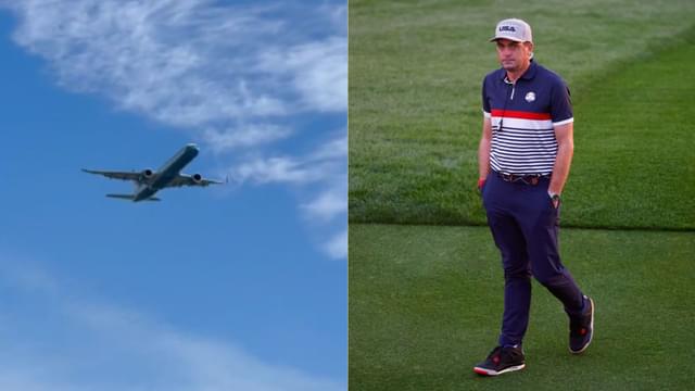 Keegan Bradley Rallies Team USA After Donald Trump's Air Force One Flyover