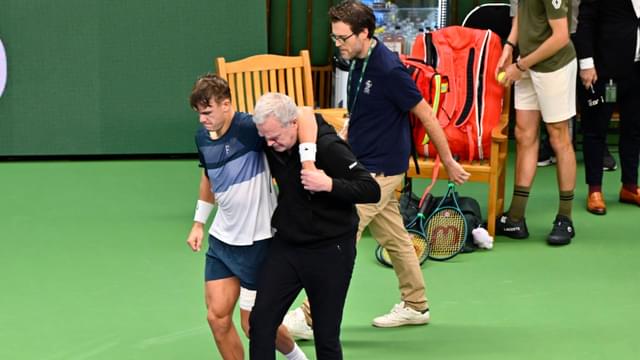 Holger Rune Retires in Tears; Ugo Humbert Through to Stockholm Final