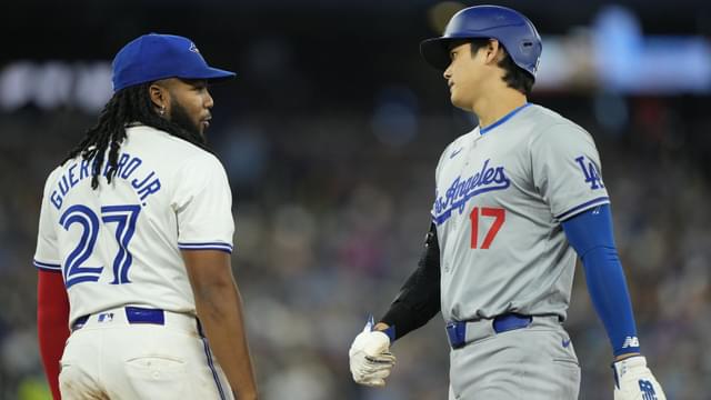 Vladimir Guerrero Jr. Shares Friendly World Series Chat With Shohei Ohtani