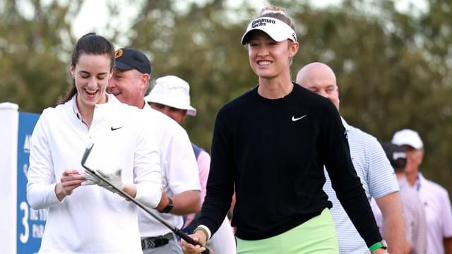 Nelly Korda Gifts Caitlin Clark New Shoes, Jokes They’ll ‘Guarantee’ Better Golf