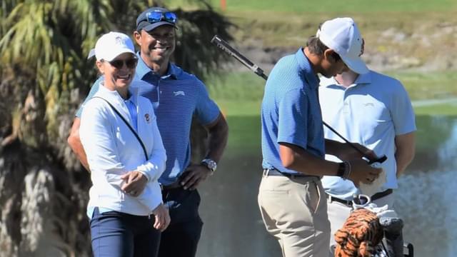 Tiger Woods and Elin Nordegren Follow Son Charlie’s Bid for Florida State Title