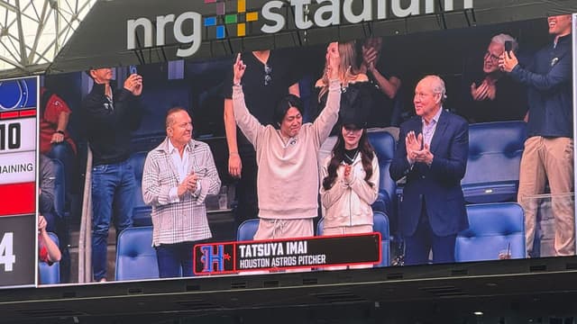 Texas Welcomes Tatsuya Imai at NRG Stadium During Texans Game