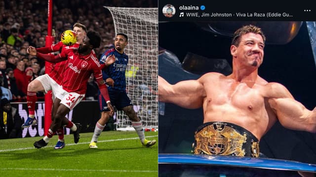 Ola Aina Channels Eddie Guerrero to Mock Mikel Arteta's Penalty Claim