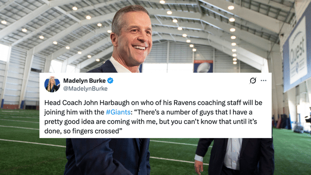 John Harbaugh Signals Multiple Ravens Staffers Are Headed to NY