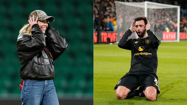 Sydney Sweeney Copies Bruno Fernandes’ Celebration at Sporting’s Stadium