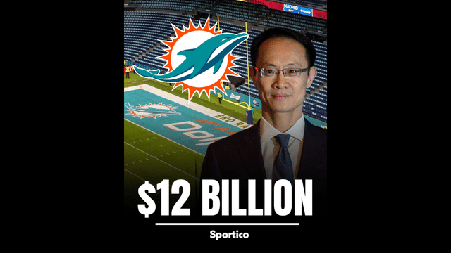 Chinese Billionaire Lin Bin Buys 1% Stake in Miami Dolphins at $12B Valuation