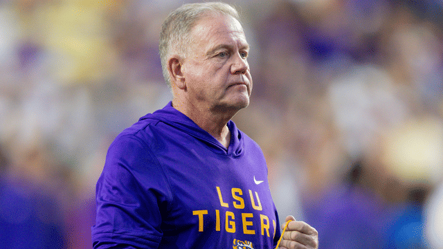 Brian Kelly Says He Tore His Rotator Cuff During LSU–Florida Sideline Collision