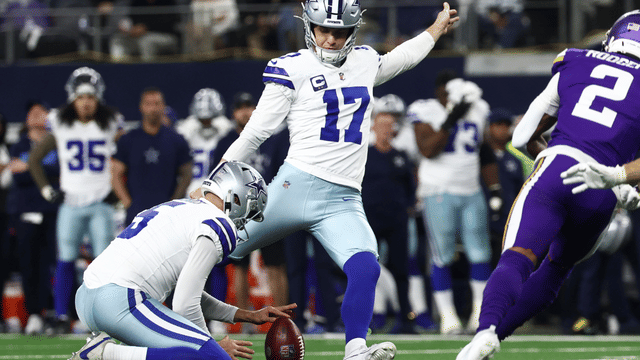 Cowboys Place Second-Round Tender on Kicker Brandon Aubrey