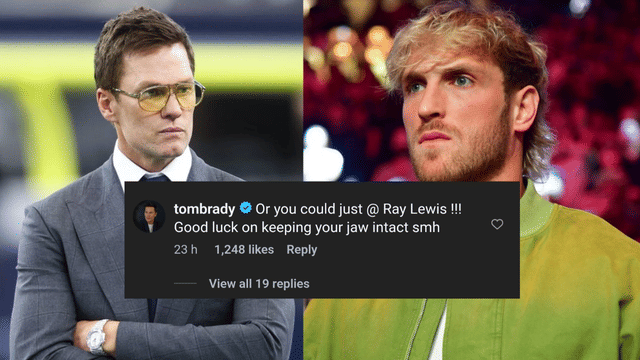 Tom Brady Fires Back at Logan Paul’s $1M Boxing Challenge to NFL Players