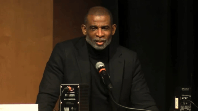 Deion Sanders Gets Emotional Delivering Eulogy for Colorado QB Dominiq Ponder