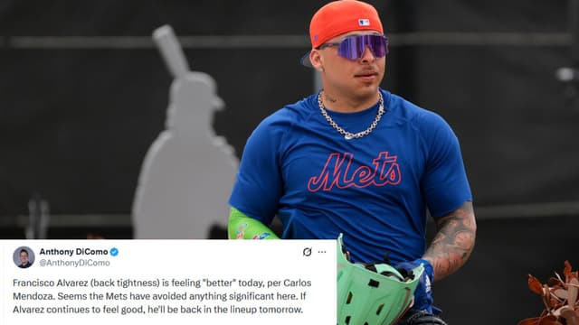 Francisco Alvarez Nears Mets Return After Back Tightness Scare