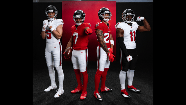 Falcons Unveil New Uniform, Bring Back Red Jerseys