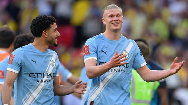 Erling Haaland Leads Manchester City XI Against Brentford