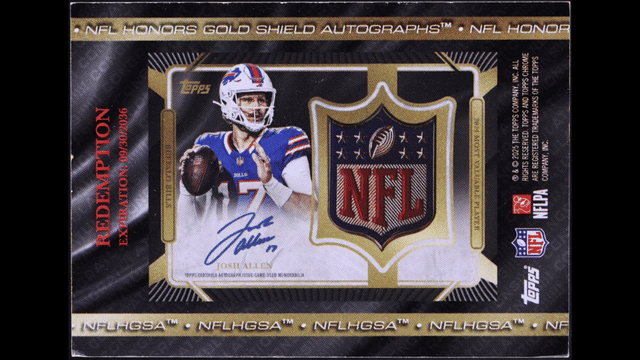 Josh Allen One-of-One Card Sells For Record $1.35 Million