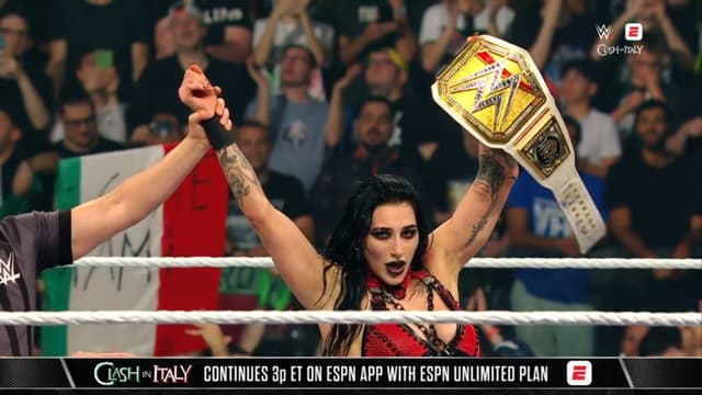 Rhea Ripley Retains WWE Women's Championship Against Jade Cargill at Clash in Italy