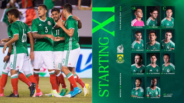 Mexico Name World Cup XI for South Africa Opener