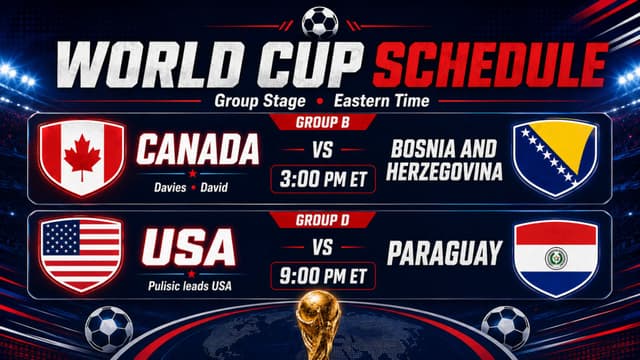 Team USA Face Paraguay as Canada Open Group B Action