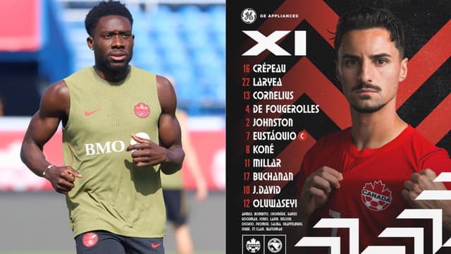 Canada Start Bosnia and Herzegovina Game Without Alphonso Davies Due to Hamstring Injury