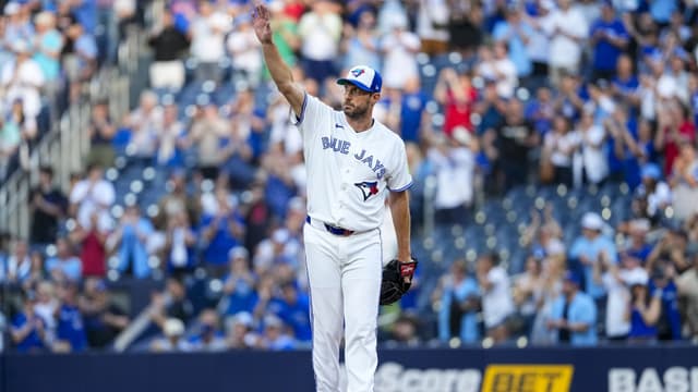 Blue Jays Place Max Scherzer on IL With Back Spasms