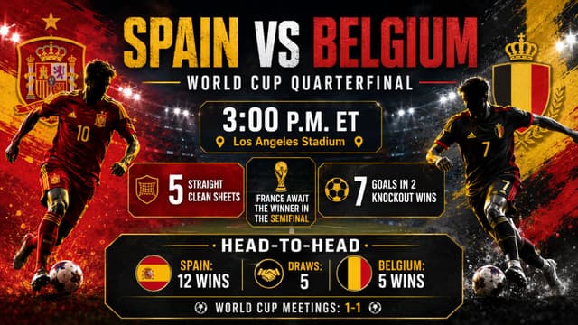 Spain Vs Belgium: European Heavyweights Battle For A Semifinal Spot