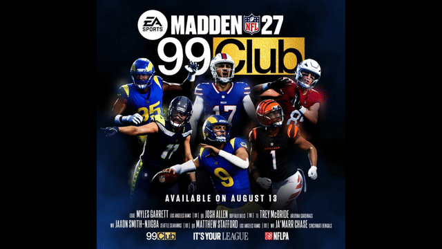 Madden 27 Reveals Six Players in Exclusive 99 Club