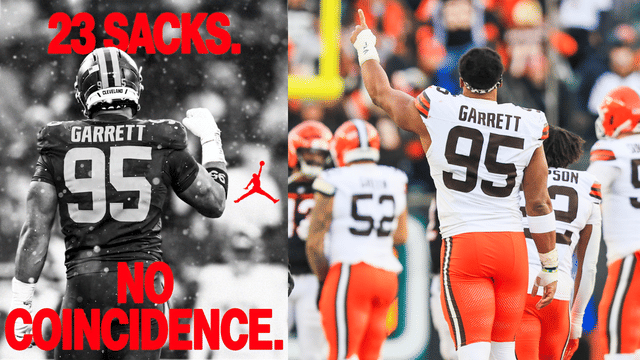 Myles Garrett Signs Shoe Deal With Jordan Brand After Setting NFL Record With 23 Sacks