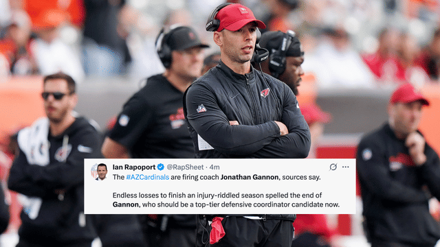 Cardinals Fire HC Jonathan Gannon After Nine-Game Skid