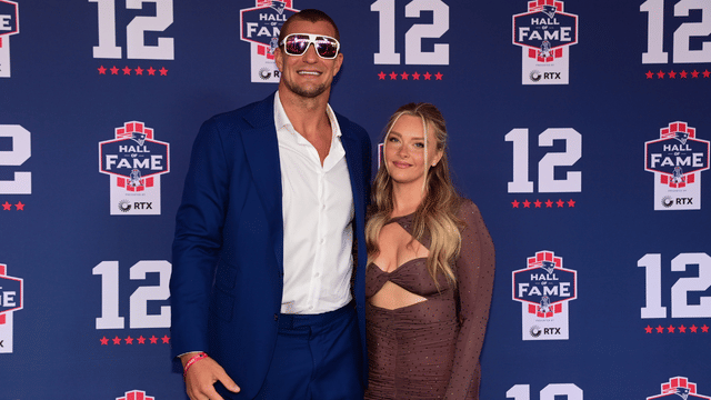 Rob Gronkowski's Girlfriend Camille Kostek Says Tom Brady Is “A Patriot for Life”