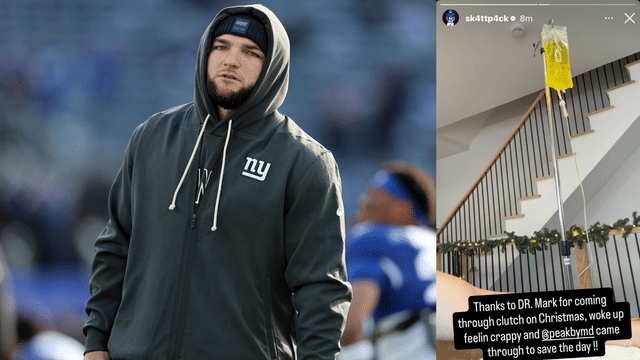 Giants RB Cam Skattebo Shares Concerning Health Update on Christmas