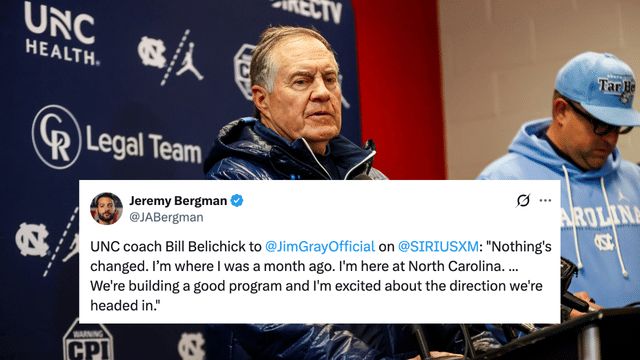 Bill Belichick Shuts Down NFL Return Rumors, Reaffirms Commitment to UNC