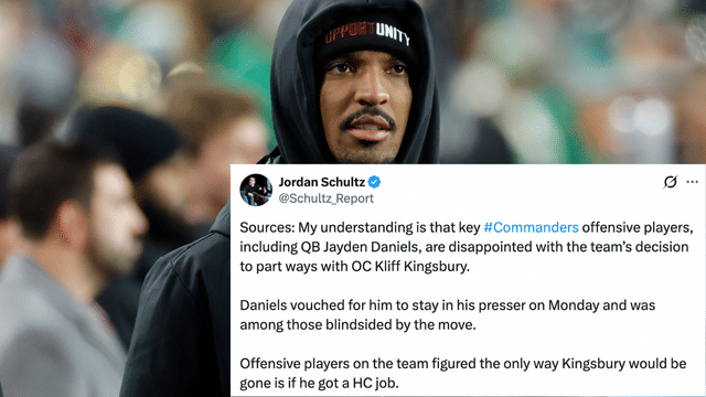 Jayden Daniels, Commanders Offense ‘Disappointed’ by Kliff Kingsbury Exit