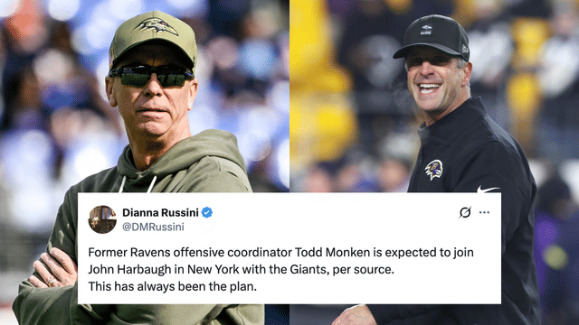 Ex-Ravens OC Todd Monken Expected to Join John Harbaugh In New York