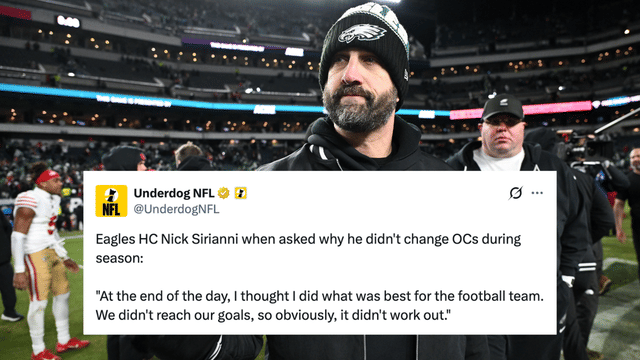 Nick Sirianni Explains Decision Not to Change OCs Midseason