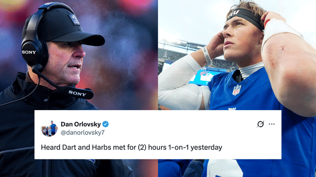 John Harbaugh Spent Two Hours With Jaxson Dart Before Giants Decision