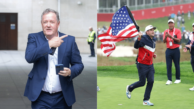 Piers Morgan Taunts Keegan Bradley Over Flag Run