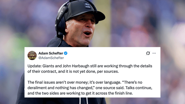 What Is Taking Giants So Long To Finalize Deal With John Harbaugh?
