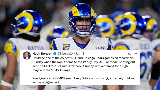 Rams vs. Bears Game Set for Brutal Winter Conditions at Soldier Field